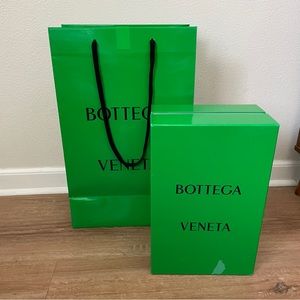 Bottega Veneta Green Gift Bag & Boxes